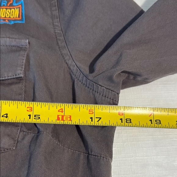 Harley-Davidson Charcoal Button-Up Shirt - Picture 5 of 7